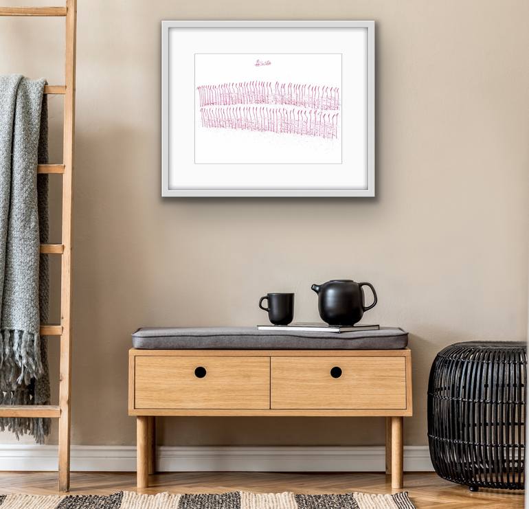 Original Street Art Abstract Drawing by Snezhana Denis