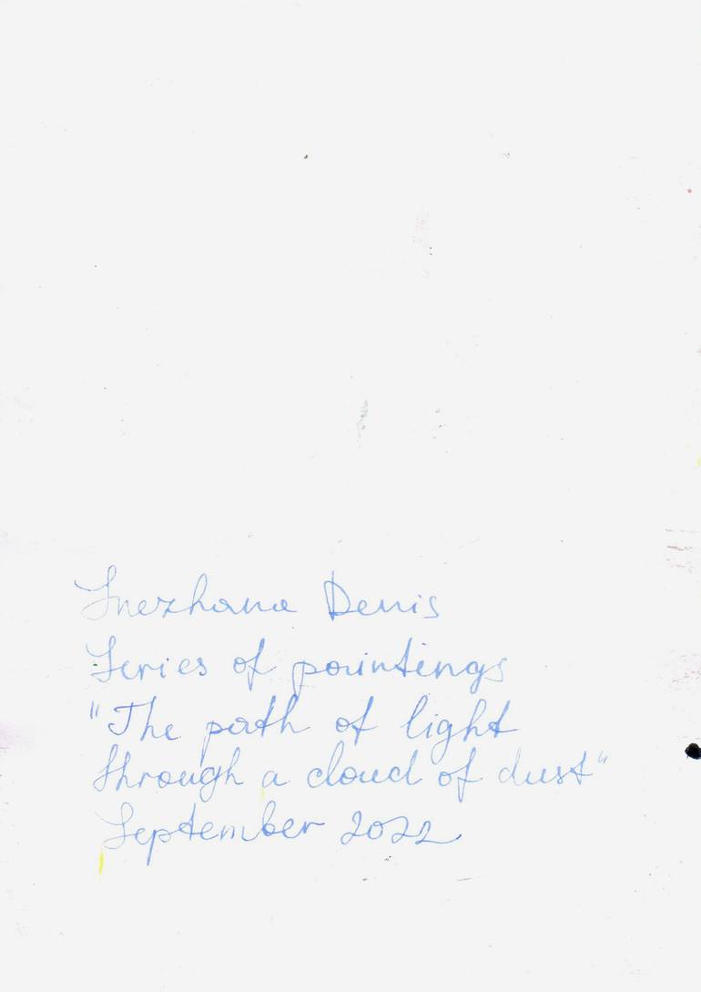 Original Abstract Expressionism Abstract Painting by Snezhana Denis