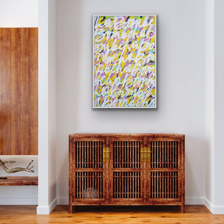 Original Expressionism Graffiti Painting by Snezhana Denis