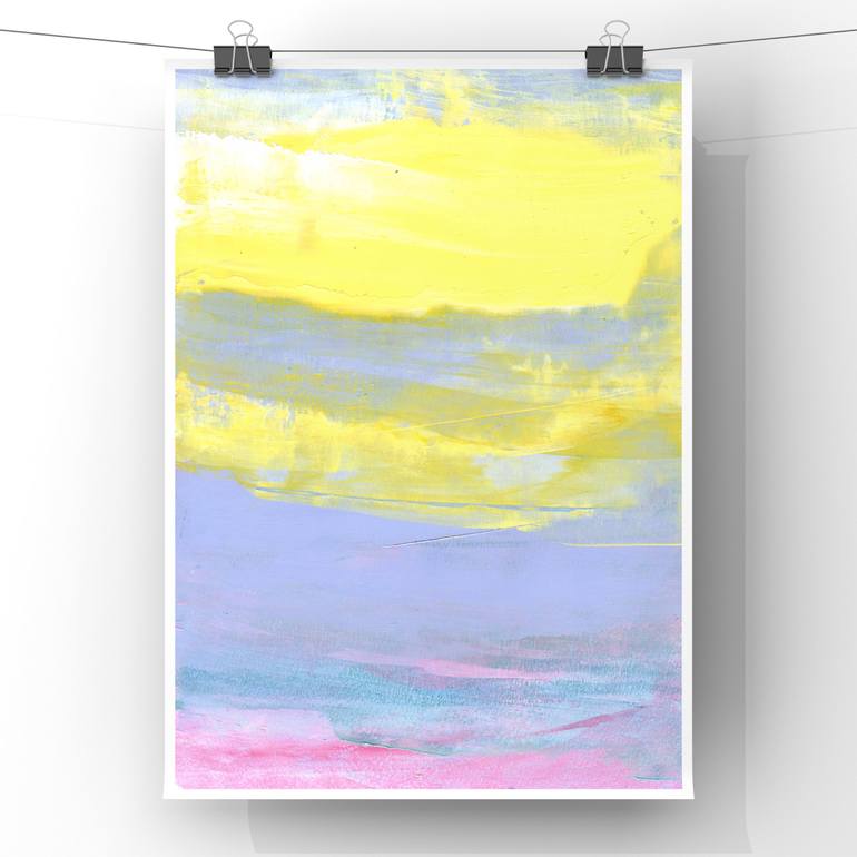 Original Abstract Seascape Painting by Snezhana Denis