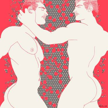 Print of Fine Art Men Digital by Christophe Szkudlarek