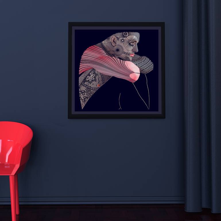 Original Figurative Men Mixed Media by Christophe Szkudlarek