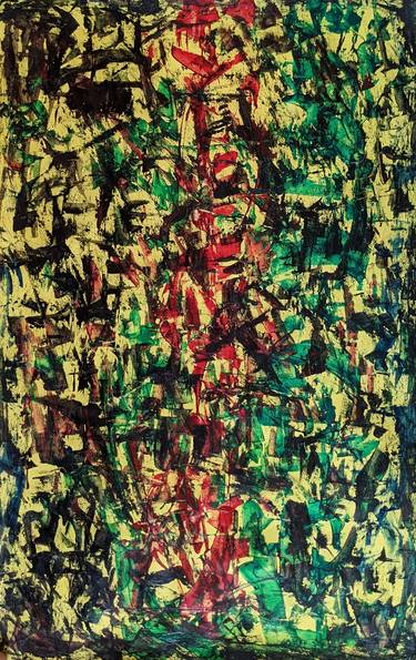 Original Abstract Expressionism Abstract Paintings by Kazi Muhammed Taki