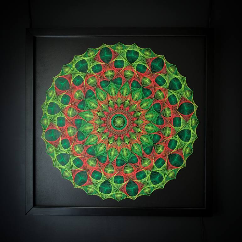 Original Art Deco Patterns Mixed Media by Pille Aro