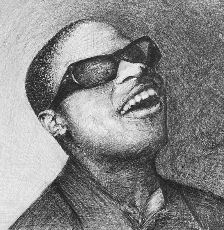 Stevie Wonder Drawing by Jacek Winkiel Saatchi Art