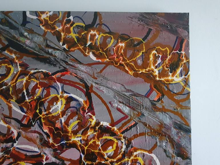Original Abstract Painting by Sheikh Hassan Ali 