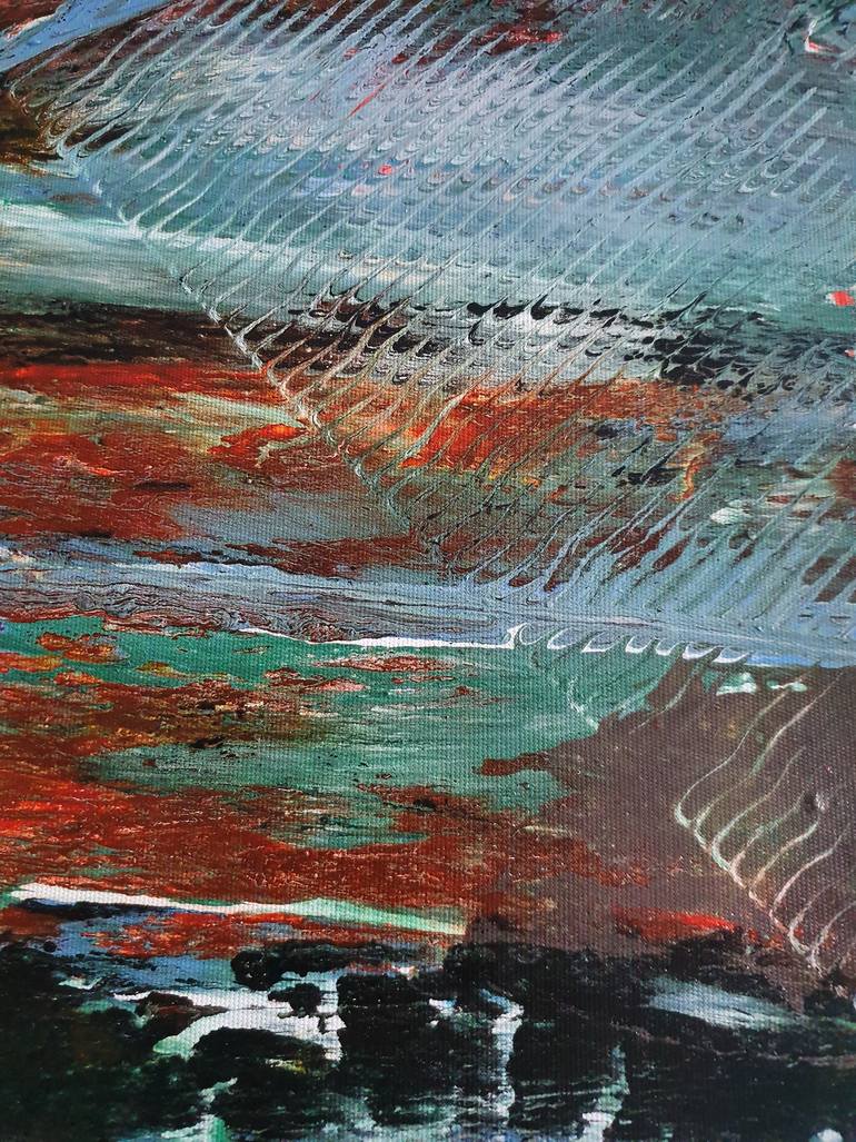 Original Abstract Painting by Sheikh Hassan Ali 