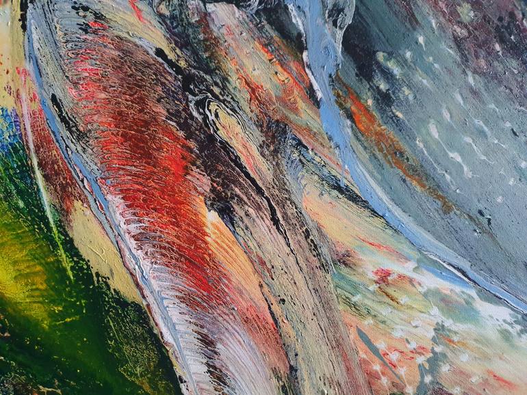 Original Abstract Painting by Sheikh Hassan Ali 