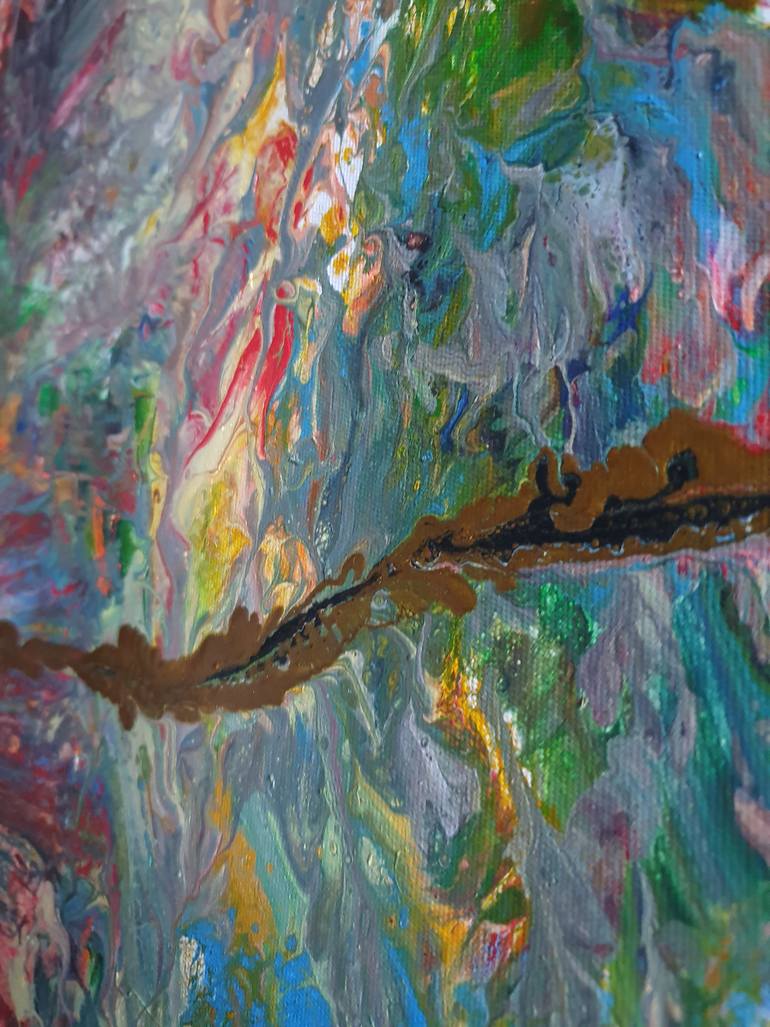 Original Abstract Painting by Sheikh Hassan Ali 