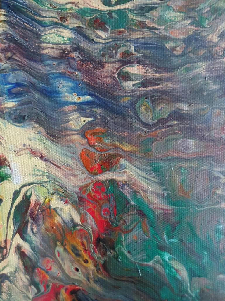 Original Abstract Painting by Sheikh Hassan Ali 