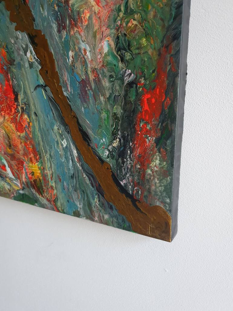 Original Abstract Painting by Sheikh Hassan Ali 