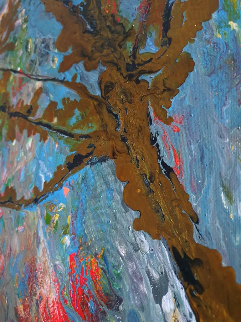 Original Abstract Painting by Sheikh Hassan Ali 
