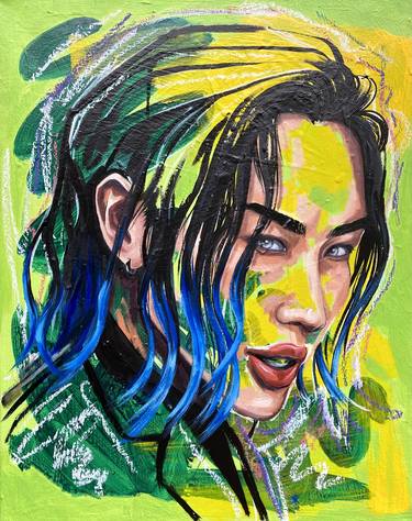 Original Pop Art Portrait Paintings by Kate Revill