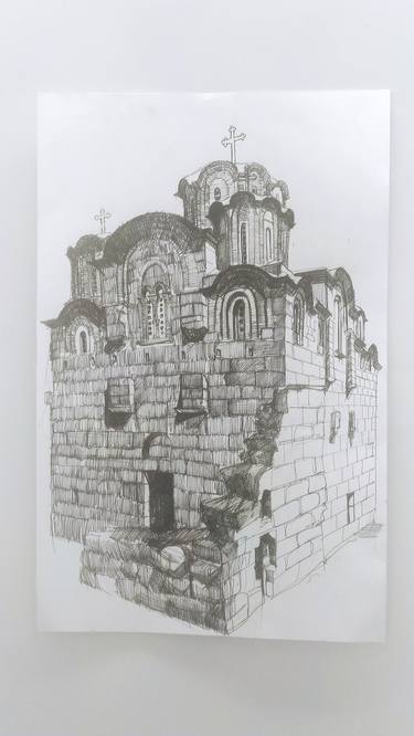 Sketch of an old temple thumb
