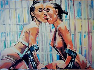 Original Figurative Erotic Paintings by Paolo Di Paolo