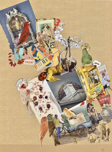 Original Dada Culture Printmaking by Katell Gelebart
