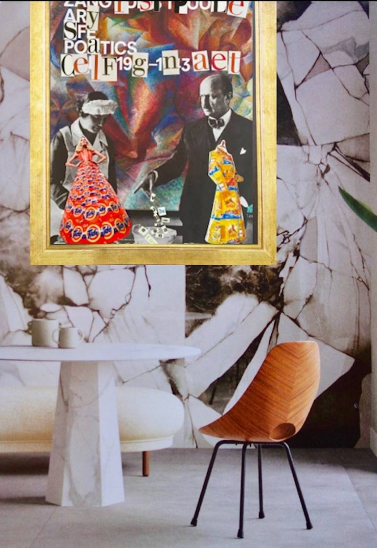 Original Dada Culture Collage by Katell Gelebart
