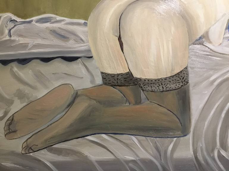 Original Figurative Nude Painting by Gonzalo Gutiérrez Muñoz