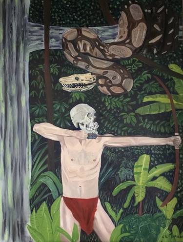 Original Conceptual Mortality Paintings by Gonzalo Gutiérrez Muñoz