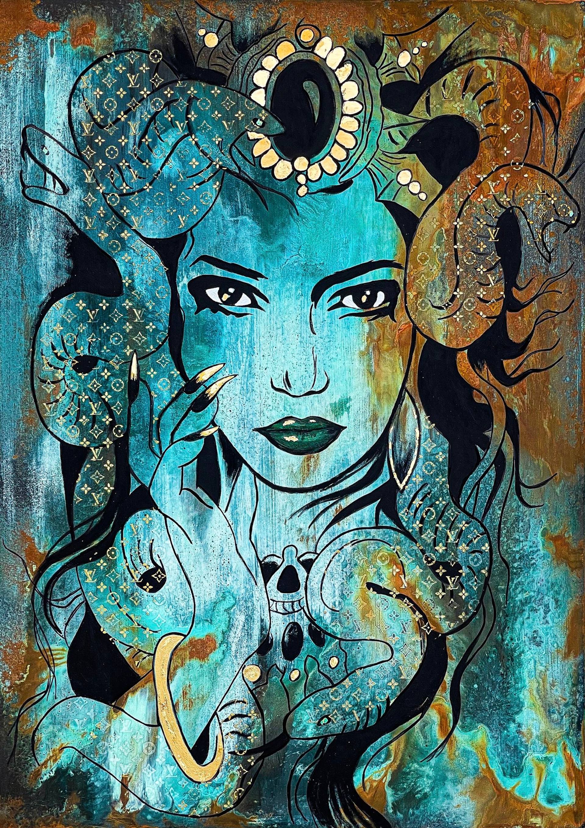 Medusa” Painting by Maria Ashley | Saatchi Art