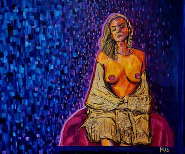 Original Expressionism Women Mixed Media by Fabio Giuliano