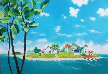 Original Fine Art Landscape Paintings by Rahee Kang