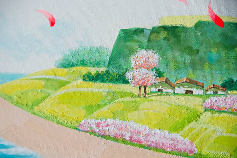 Original Fine Art Landscape Painting by Rahee Kang