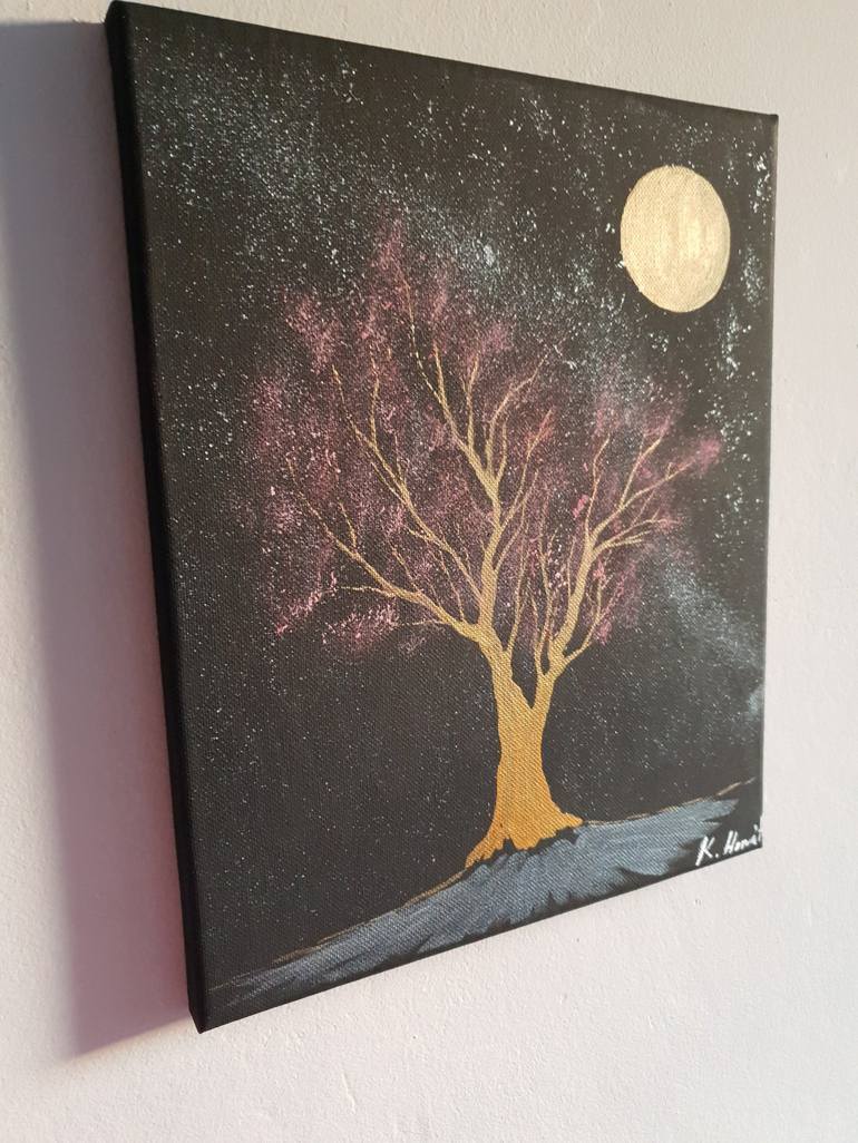 Original Modern Tree Painting by Kitti Horvath