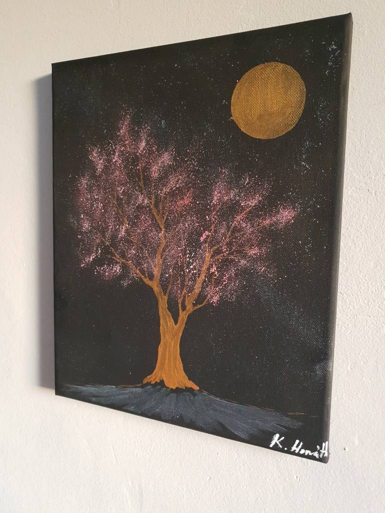 Original Modern Tree Painting by Kitti Horvath