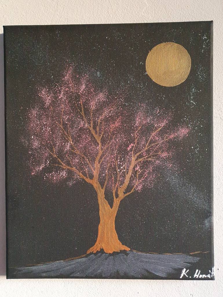 Original Modern Tree Painting by Kitti Horvath