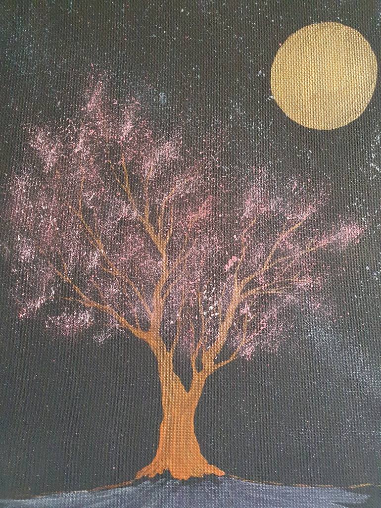 Original Modern Tree Painting by Kitti Horvath