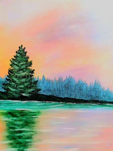Original Landscape Painting by Kitti Horvath