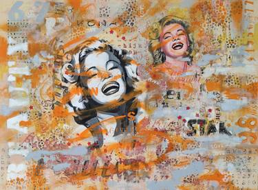 Print of Abstract Expressionism Pop Culture/Celebrity Paintings by Natalia Kudryavtseva