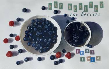 Print of Pop Art Food Paintings by Natalia Kudryavtseva