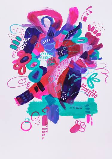 Print of Abstract Expressionism Abstract Paintings by Natalia Kudryavtseva