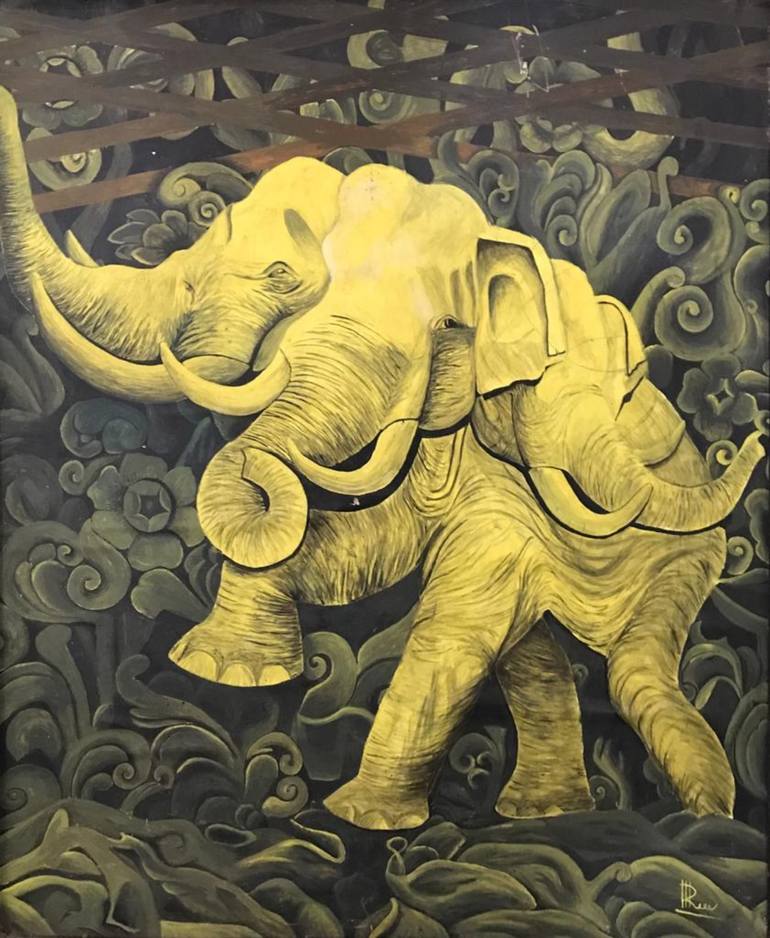 Dance of Majesty Painting by Nuwan Darshana Saatchi Art