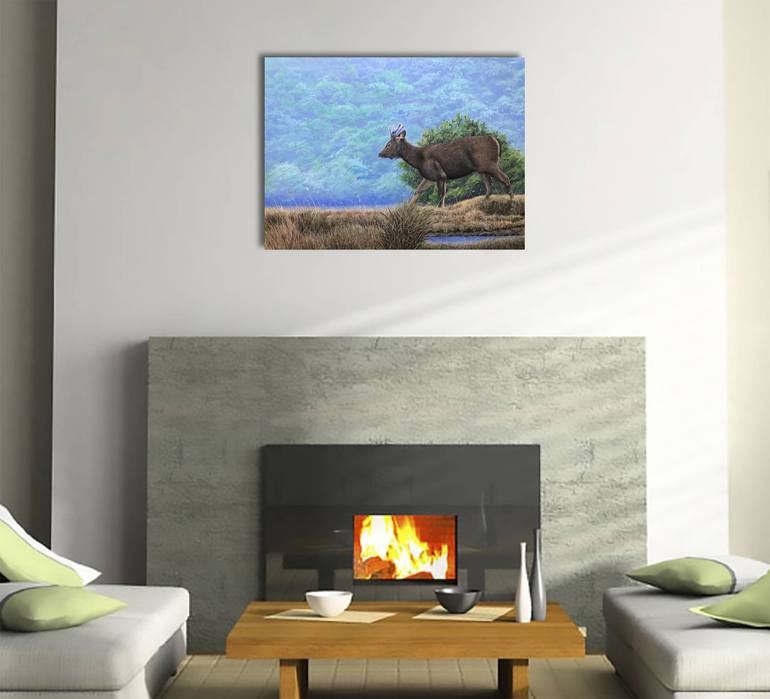 Original Conceptual Animal Painting by Nuwan Darshana