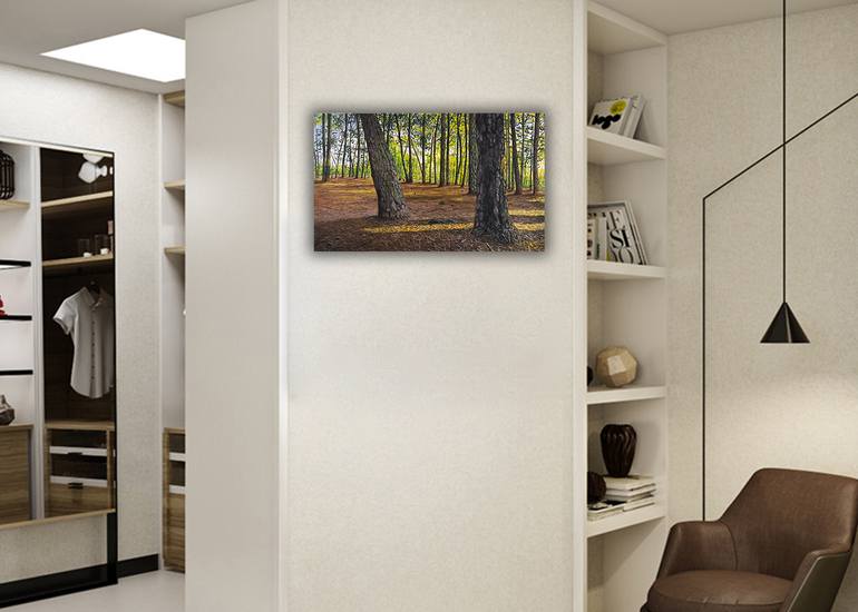 Original Conceptual Landscape Painting by Nuwan Darshana