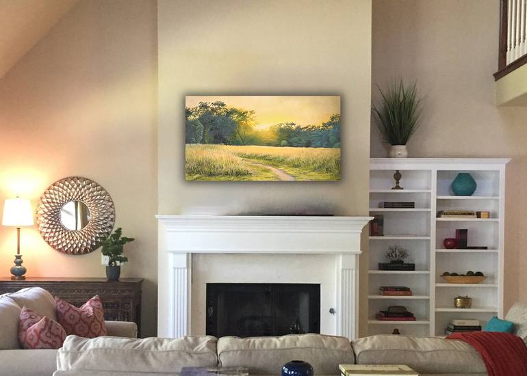 Original Conceptual Landscape Painting by Nuwan Darshana