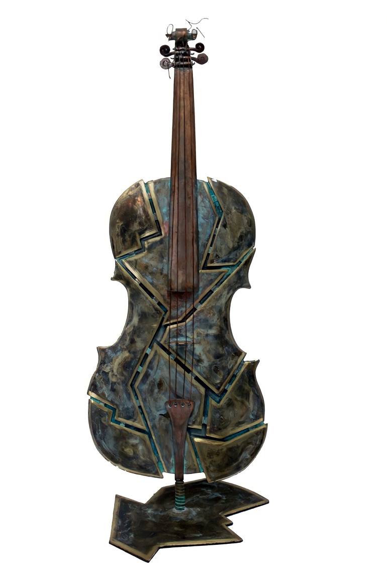 Original Abstract Music Sculpture by Petrosyans Art Gallery