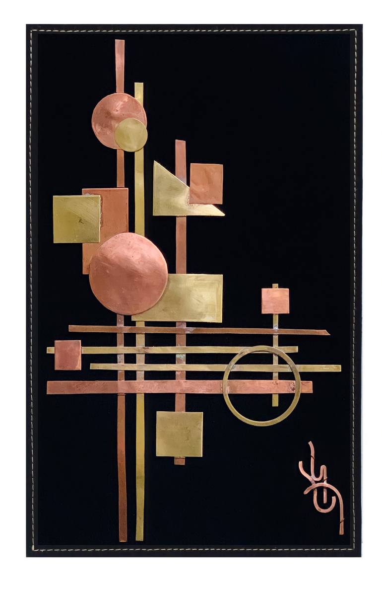 Print of Abstract Geometric Sculpture by Petrosyans Art Gallery