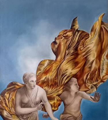 Original Figurative Classical mythology Paintings by Olivia McEwan
