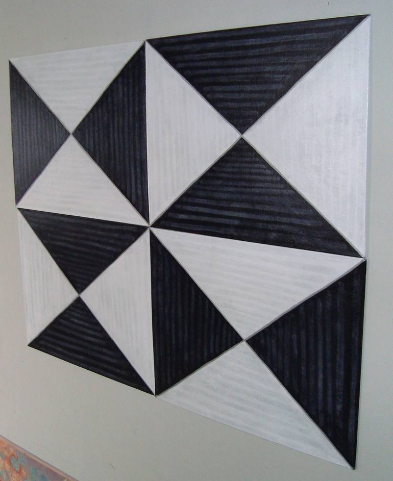 Original Fine Art Geometric Painting by Carla Dancey