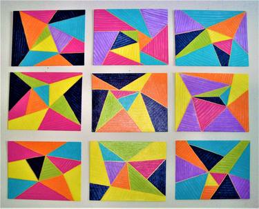 Original Geometric Paintings by Carla Dancey