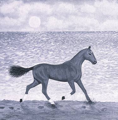 Original Realism Horse Painting by Carla Dancey