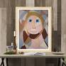 This is to show what this artwork might look like in a wooden frame.