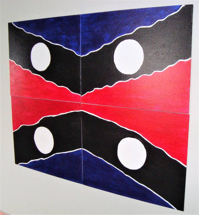 Original Minimalism Geometric Painting by Carla Dancey