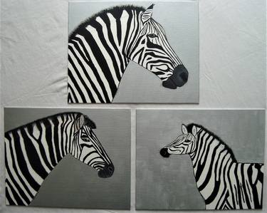 Zebras (Set of Three) thumb