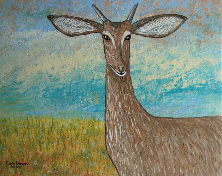 Original Animal Painting by Carla Dancey