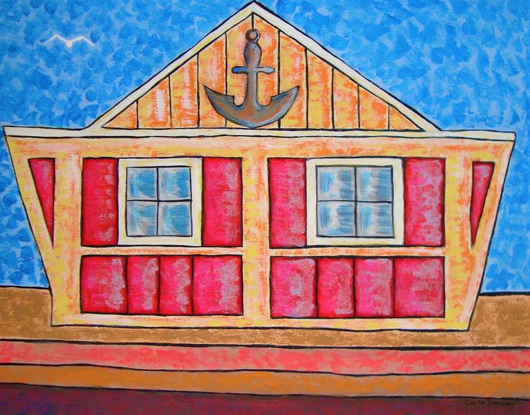 Original Architecture Painting by Carla Dancey